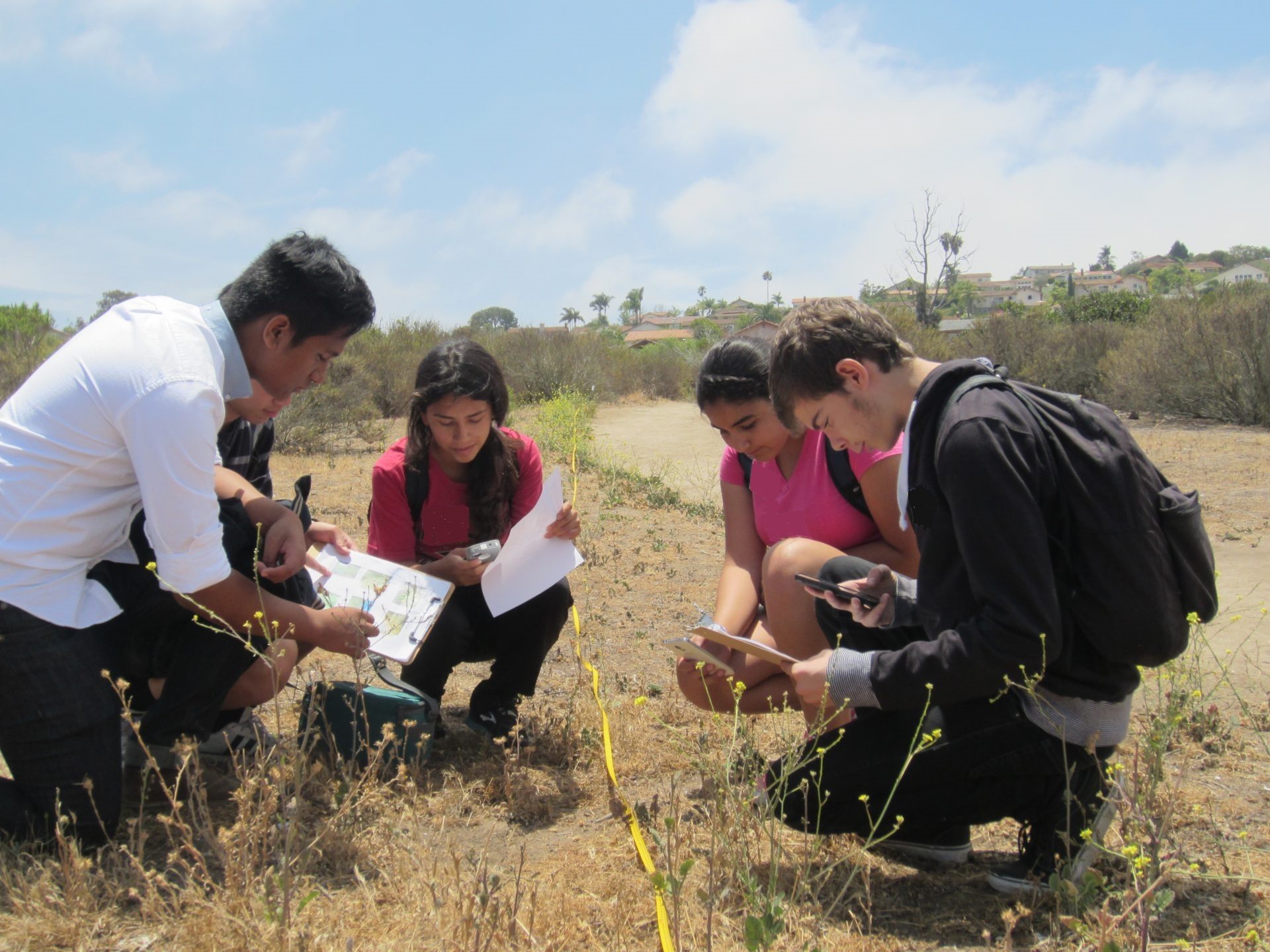High School Students Transect